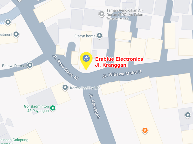 Peta ke toko EraBlue di  Jalan Kranggan, Kp. Payangan No. 7, RT 006, RW 007, terletak di Kel/Desa Jatisari, Kecamatan Jatiasih, Kota Bekasi, Provinsi Jawa Barat
